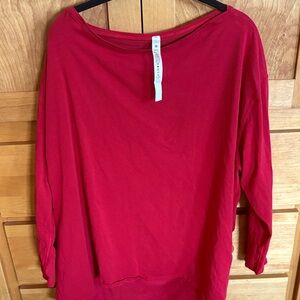 lululemon athletica Vibrant Red Long Sleeve Top